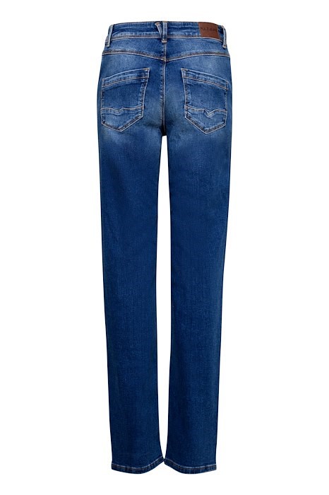 Karolina jeans, blå, lige ben fra Pulz Jeans